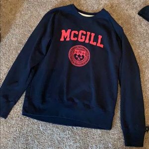 McGill University Crewneck Sweatshirt